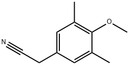 Benzeneacetonitrile, 4-methoxy-3,5-dimethyl- (9CI) Struktur
