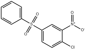 1-Chloro-2-nitro-4-(phenylsulfonyl)benzene Struktur