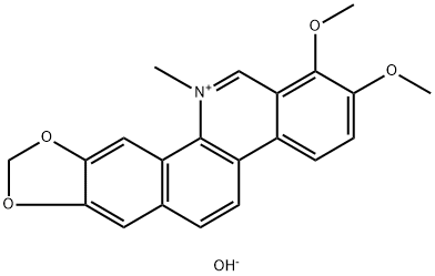 白屈菜红碱, 478-03-5, 结构式