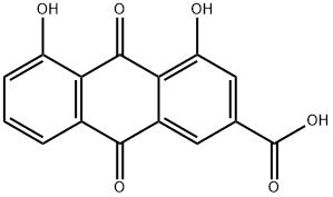 大黄酸,478-43-3,结构式