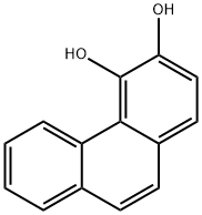 3,4-phenanthrenediol Struktur
