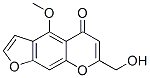 7-(Hydroxymethyl)-4-methoxy-5H-furo[3,2-g][1]benzopyran-5-one Struktur