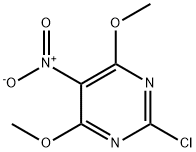 2-CHLORO-4,6-DIMETHOXY-5-NITRO-PYRIMIDINE Structure