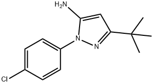 5-TERT-BUTYL-2-(4-CHLORO-PHENYL)-2H-PYRAZOL-3-YLAMINE Struktur