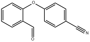 4-(2-ホルミルフェノキシ)ベンゾニトリル 化学構造式