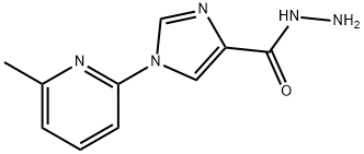 1H-Imidazole-4-carboxylicacid,1-(6-methyl-2-pyridinyl)-,hydrazide(9CI)|1-(6-甲基吡啶-2-基)-1H-咪唑-4-甲酰肼