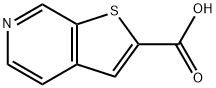 チエノ[2,3-C]ピリジン-2-カルボン酸 化学構造式