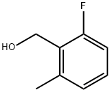 2-フルオロ-6-メチルベンジルアルコール 化学構造式