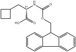 FMOC-ALA(BETA-CYCLOBUTYL)-OH Structure