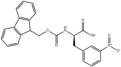 FMOC-L-3-NITROPHE 结构式