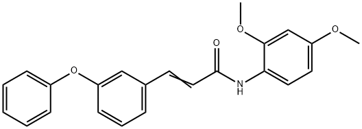 (E)-N-(2,4-DIMETHOXYPHENYL)-3-(3-PHENOXYPHENYL)-2-PROPENAMIDE|