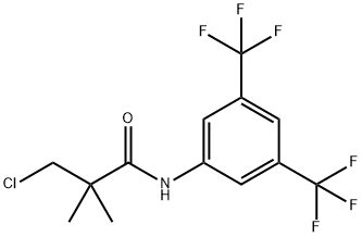 N-[3,5-Bis(trifluoromethyl)phenyl]-3-chloro-2,2-dimethylpropionamide97% Structure