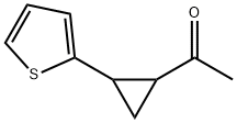 Ethanone,1-[2-(2-thienyl)cyclopropyl]- Structure