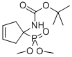CARBAMIC ACID, [1-(DIMETHOXYPHOSPHINYL)-3-CYCLOPENTEN-1-YL]-, 1,1-DIMETHYLETHYL ESTER Struktur