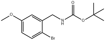 (2-BROMO-5-METHOXY-BENZYL)-CARBAMIC ACID TERT-BUTYL ESTER Structure