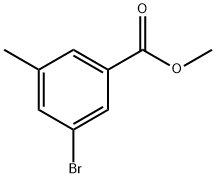 3-溴-5-甲基苯甲酸甲酯 结构式