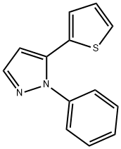 1-phenyl-5-(thiophen-2-yl)-1H-pyrazole Structure