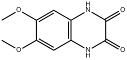 2,3-DIHYDROXY-6,7-DIMETHOXYQUINOXALINE Struktur