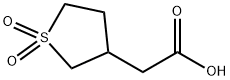 (1,1-二氧化四氢-3-噻吩基)乙酸, 4785-66-4, 结构式
