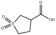 TETRAHYDROTHIOPHENE-3-CARBOXYLIC ACID 1,1-DIOXIDE Struktur