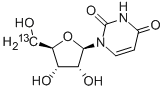 [5'-13C]ウリジン 化学構造式