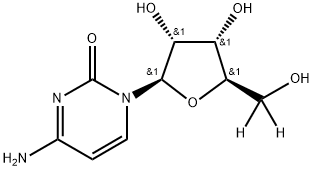 [5',5''-2H2]CYTIDINE Struktur