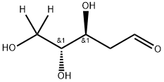 2-DEOXY-D-[5,5'-2H2]ERYTHRO-PENTOSE Struktur