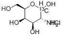 D-ガラクトサミン-1-13C塩酸塩 化学構造式