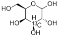 D-Galactose-3-13C Structure