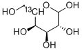 D-ガラクトース-5-13C 化学構造式