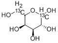 D-[1,6-13C2]GALACTOSE, 478518-64-8, 结构式