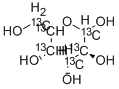 L-ガラクトース-13C6 化学構造式