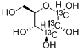 D-葡萄糖-1,2,3-13C3, 478529-32-7, 结构式