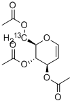 トリ-O-アセチル-D-[6-13C]グルカール 化学構造式