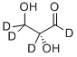D-グリセルアルデヒド-1,2,3,3'-D4 化学構造式