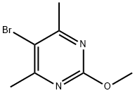 PyriMidine, 5-broMo-2-Methoxy-4,6-diMethyl- Structure