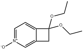 3-Azabicyclo[4.2.0]octa-1,3,5-triene,7,7-diethoxy-,3-oxide(9CI) Structure