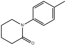1-p-トリル-2-ピペリドン 化学構造式
