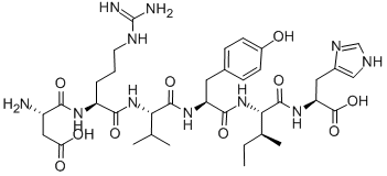 ANGIOTENSIN I/II (1-6) 化学構造式