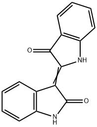 Δ2,3'(2'H,3H)-ビ[1H-インドール]-2',3-ジオン 化学構造式