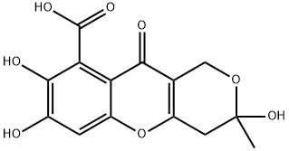 黄腐酸,479-66-3,结构式