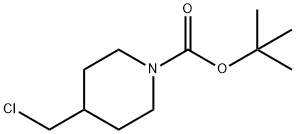 tert-butyl 4-(chloromethyl)piperidine-1-carboxylate Struktur