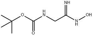 Carbamic acid, [2-(hydroxyamino)-2-iminoethyl]-, 1,1-dimethylethyl ester (9CI) Struktur