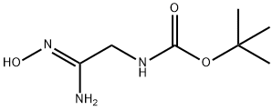 Carbamic acid, [(2Z)-2-(hydroxyamino)-2-iminoethyl]-, 1,1-dimethylethyl ester Struktur