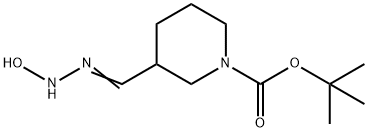 1-TERT-BUTYLOXYCARBONYL-3-(N-HYDROXYCARBAMIMIDOYL)PIPERIDINE Structure