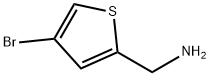 4-溴-2-氨甲基噻吩, 479090-38-5, 结构式