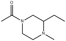 Piperazine, 4-acetyl-2-ethyl-1-methyl- (7CI,8CI) Struktur