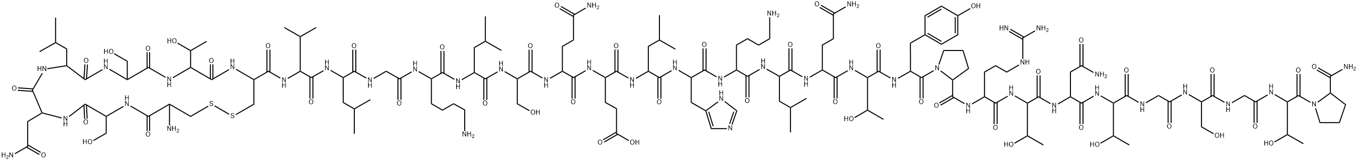 鲑降钙素,47931-85-1,结构式