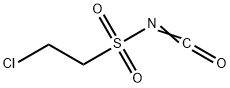 2-クロロエチルスルホニルイソシアナート 化学構造式