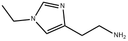 2-(1-乙基-4-咪唑基)乙胺, 479408-49-6, 结构式